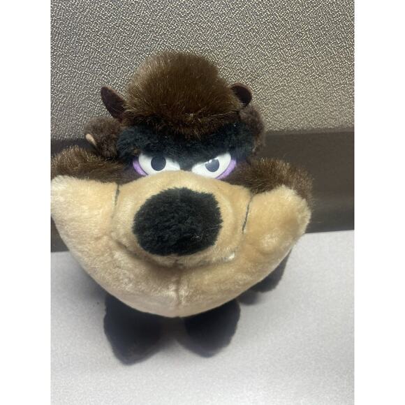 Vintage Tasmanian Devil Plush 1992 Warner Bros Looney Tunes Taz 24k Company - Picture 2 of 5